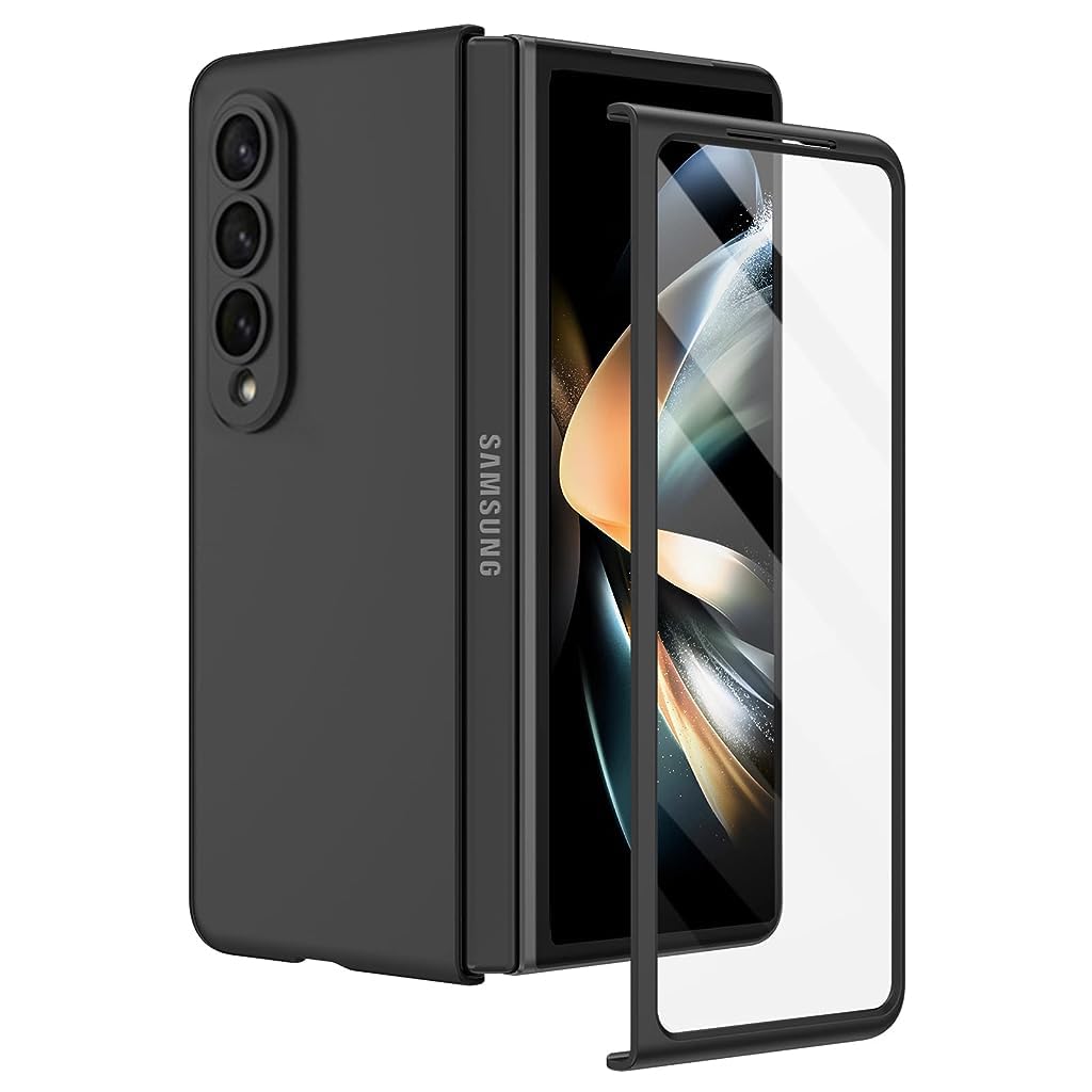 ZORBES Phone Case Cover for Samsung Galaxy Z Fold 4 Black PC & Outer Display Protector for Samsung Galaxy Z Fold 4 Ultra-Thin Anti-Scratches Phone Screen Protector for Samsung Galaxy Z Fold 4 ZORBES Phone Case Cover for Samsung Galaxy Z Fold 4 Black PC & Outer Display Protector for Samsung Galaxy Z Fold 4 Ultra-Thin Anti-Scratches Phone Screen Protector for Samsung Galaxy Z Fold 4